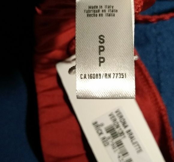 NWT Made in Italy Verona Mesh Triangle Bralette - Picture 14 of 16